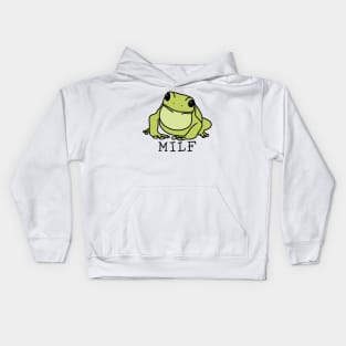 MILF - Man I love Frogs funny Kids Hoodie